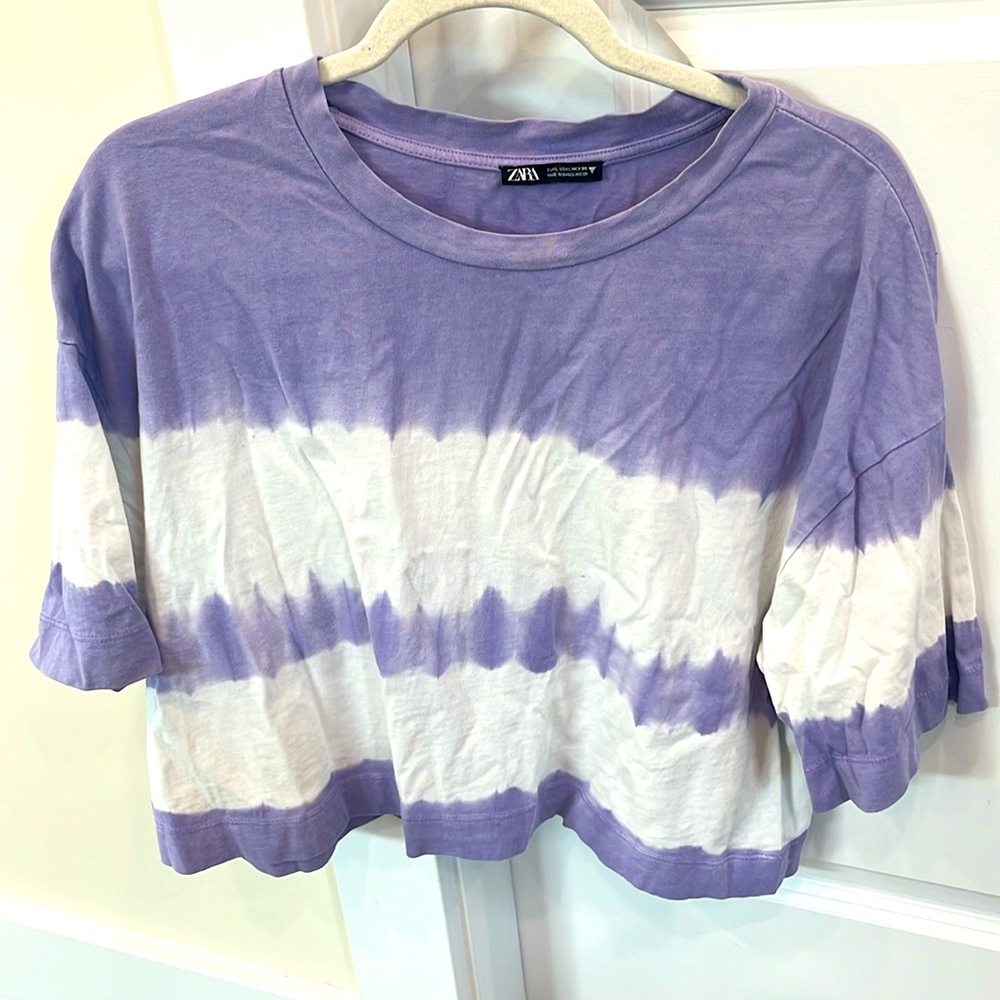 Tie dye cropped top